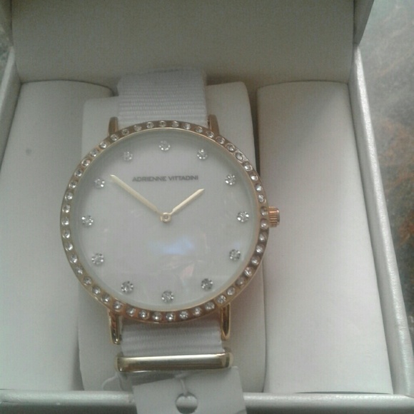 Adrienne Vittadini Accessories - Adrienne Vittadini White/Iridescent Watch